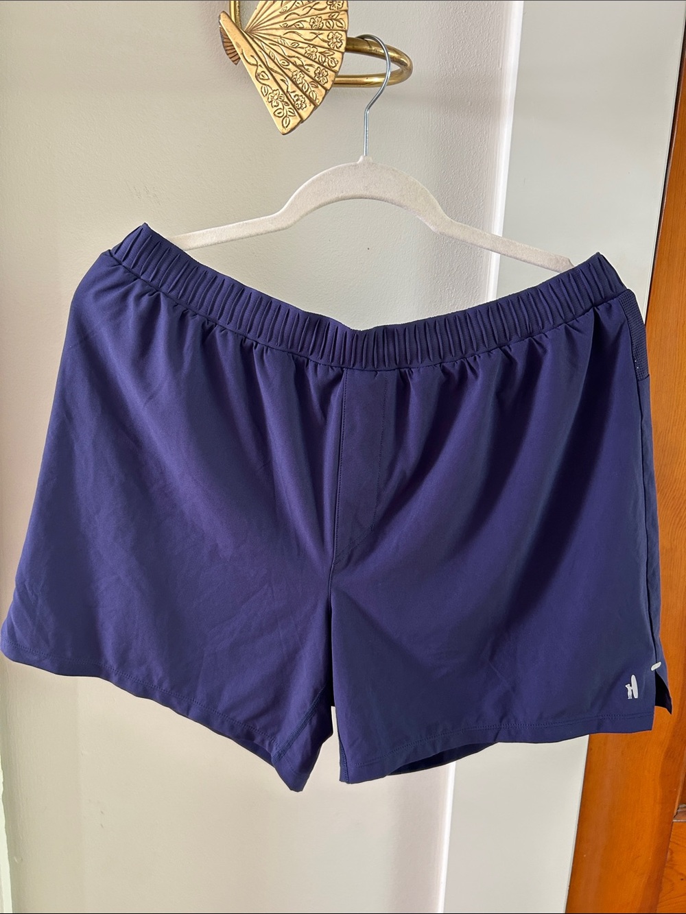 johnnie-O Navy Athletic Shorts with Elastic Waist